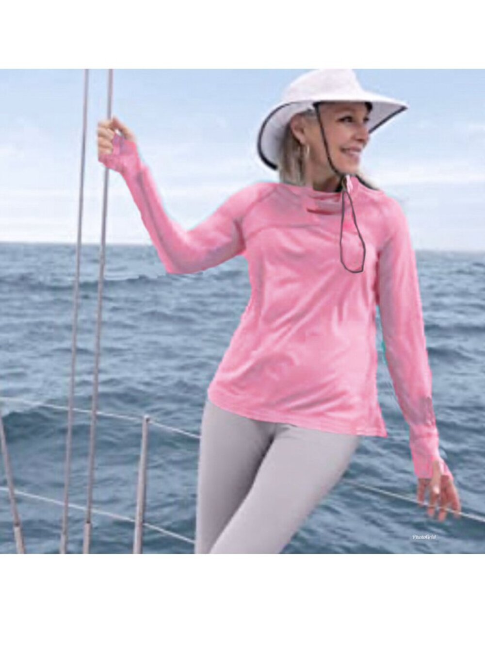 Coolibar UPF 50+ Women's Paros Sailing Tee Extra Small